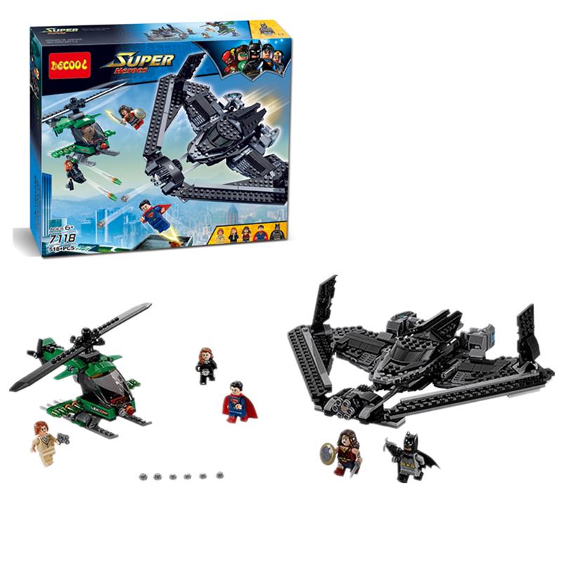 Lego 76046 Super Heroes Batman v Superman Heroes of Justice, Sky High Battle