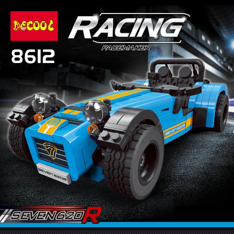DECOOL 8612 CATERHAM SEVEN 620R Building Blocks model Compatible with legoingly 21307 LEPIN 21008 Racing Car - DECOOL