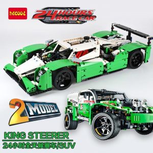 DECOOL Technic City Series 2 in 1 24 Hours Race Car Building Blocks Bricks Model Kids - DECOOL