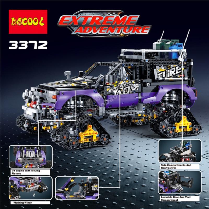 DECOOL Technic Mechanical Ultimate Extreme Adventure Car Building Blocks Sets Kits Bricks Kids Boy Gift Toys 1 - DECOOL