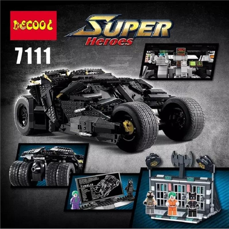 Decool 2018 7111 2113pcs Super Heroes The Tumbler Prison TOYs Gift for LEGO for Batman 76023 - DECOOL
