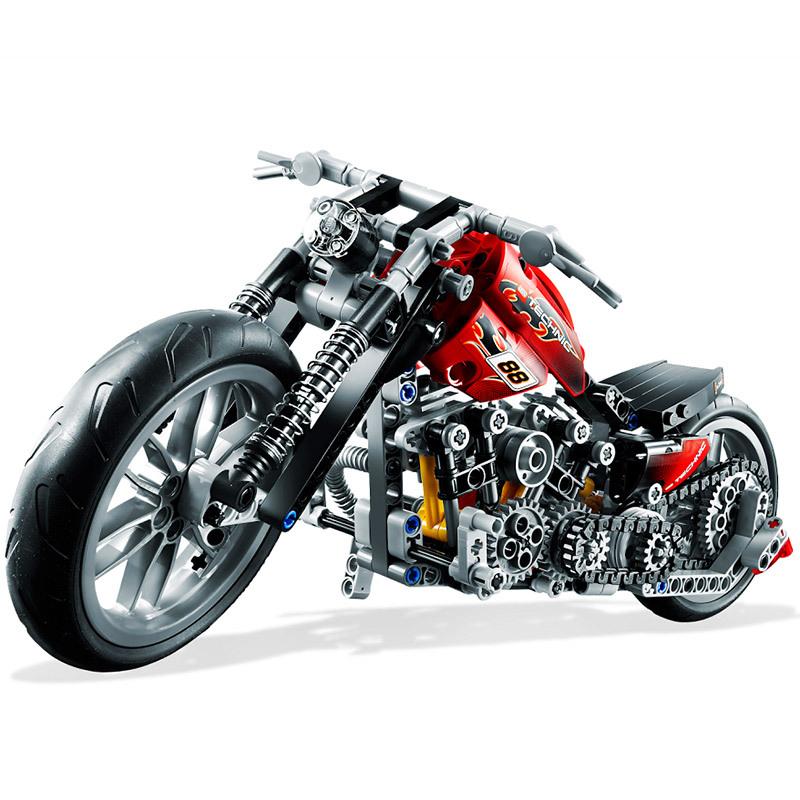 Decool 3354 374pcs Technic Series Simulation motorcycle Model Building Block set Bricks Toys For children Boy 1 - DECOOL
