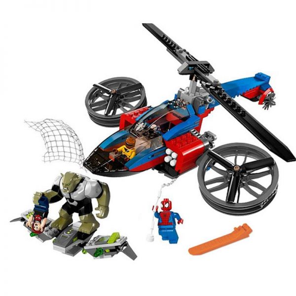 Decool 7106 299pcs Super Heros Series Helicopter Model Building Block set Bricks Toys For children Boy - DECOOL