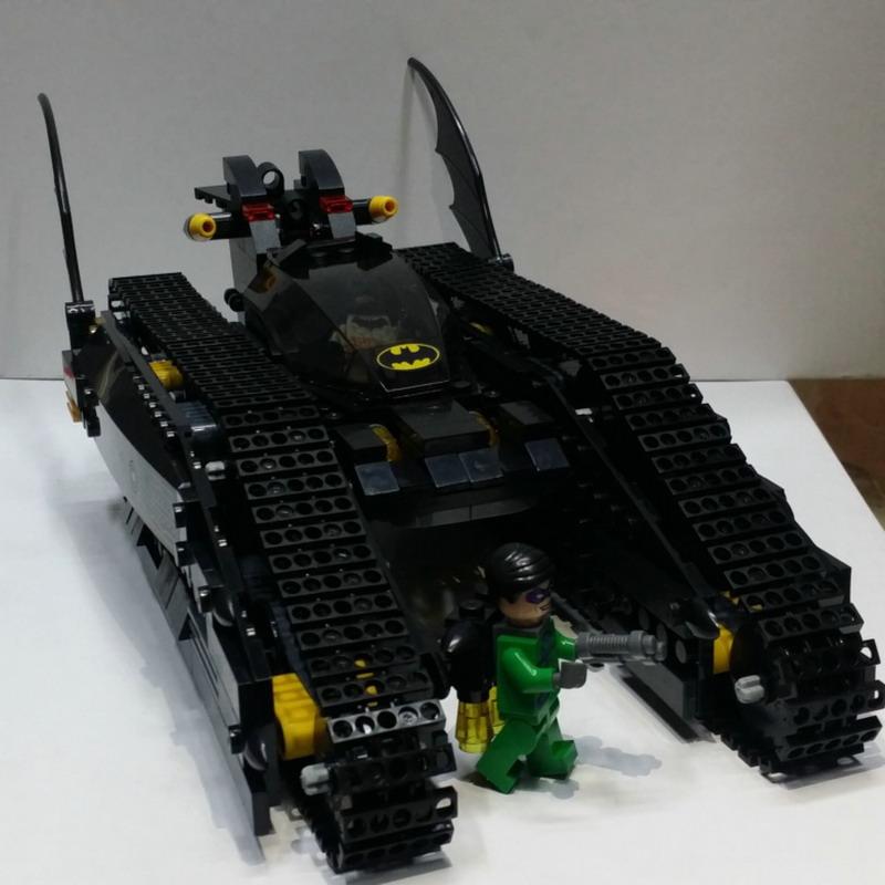 Decool 7108 Batman Chariot Super heroes The Bat Tank Figure Blocks Construction Building Toys For Children - DECOOL