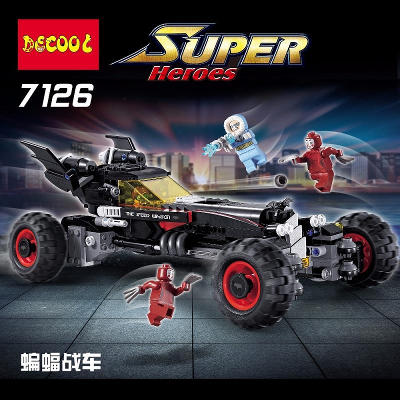 Decool 7126 587Pcs Genuine superheros Movie Set The Robbin Building Blocks Bricks Toys fit for lego - DECOOL