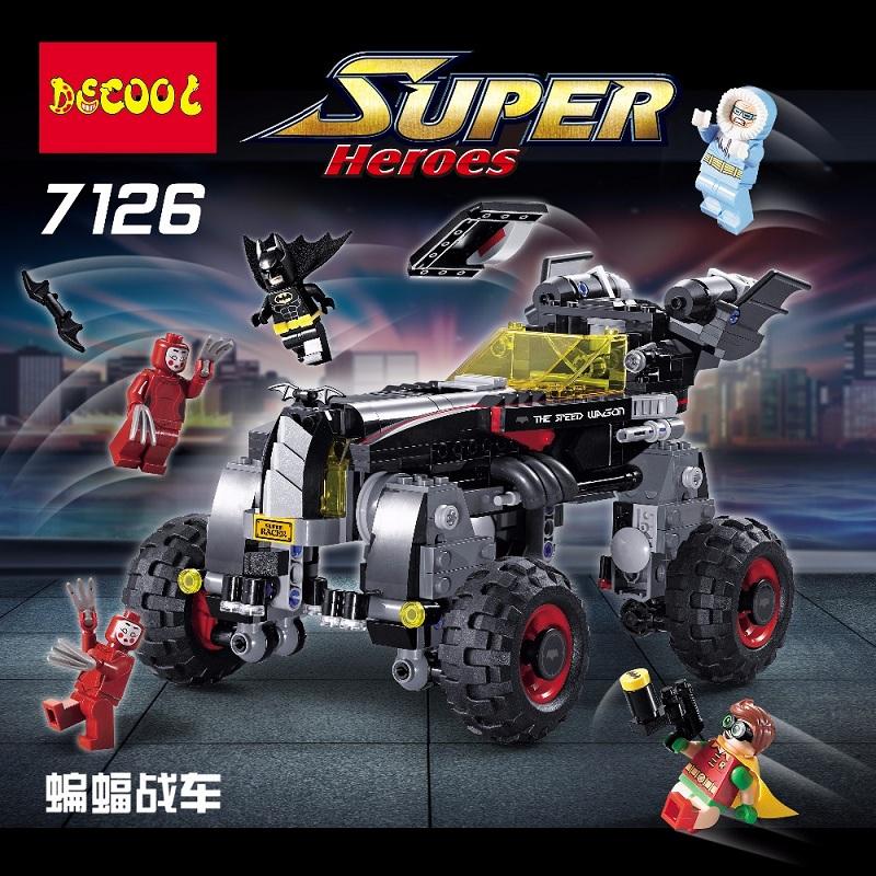 Decool 7126 587Pcs Genuine superheros Movie Set The Robbin Building Blocks Bricks Toys fit for lego 2 - DECOOL