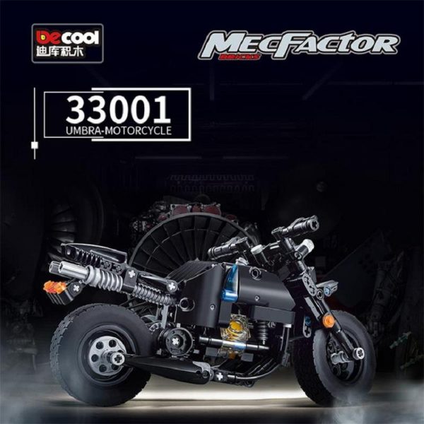 Decool Technic Motorcycle 265pcs Building Blocks set Eductional DIY Brick Toys Compatible MOC Technic 33001 - DECOOL