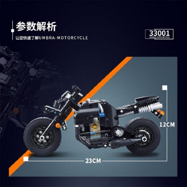 Decool Technic Motorcycle 265pcs Building Blocks set Eductional DIY Brick Toys Compatible MOC Technic 33001 2 - DECOOL