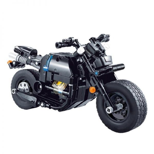 Decool Technic Motorcycle 265pcs Building Blocks set Eductional DIY Brick Toys Compatible MOC Technic 33001 3 - DECOOL