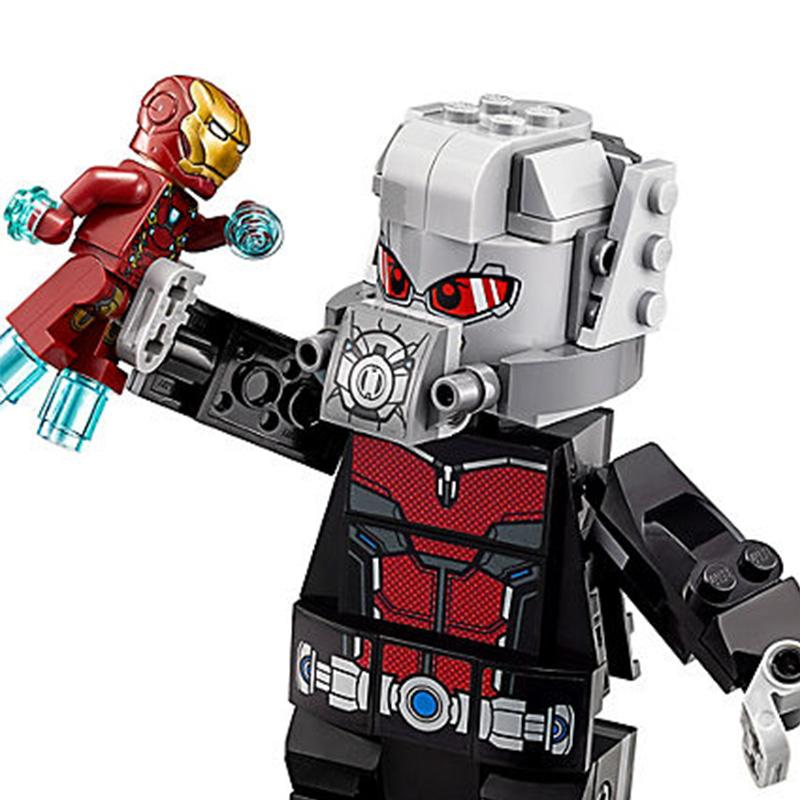 Marvel Super Hero Avengers Airport Battle Iron Man Giant Man Scarlet Witch Agent sim76051 kids gift 2 - DECOOL