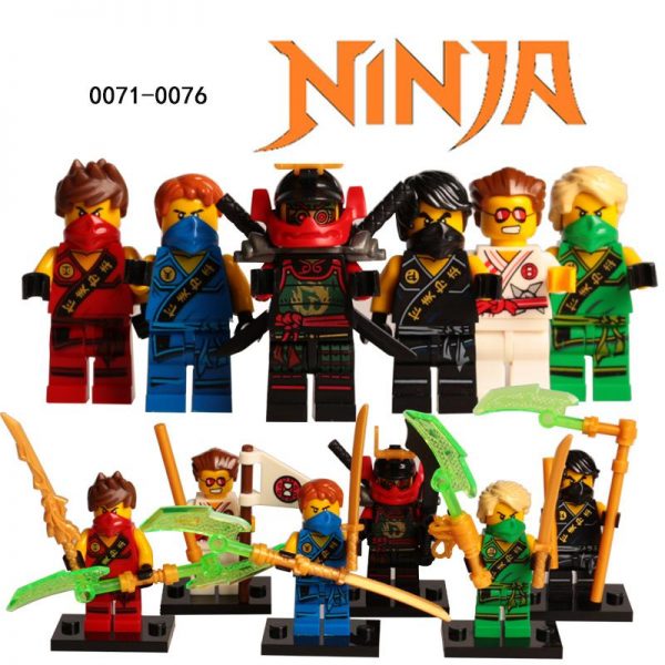 Newest Legoes Ninjagoes Building Blocks Mini Action Figure Golden Ninja Lloyd Nya With Weapons Toys For - DECOOL