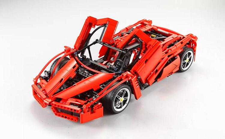 Legitim syreindhold subtropisk DECOOL 3382A/B Formula Speed Champions Racer Car F1 Enzoed Technic  Compatible LEGO 8653 | DECOOL