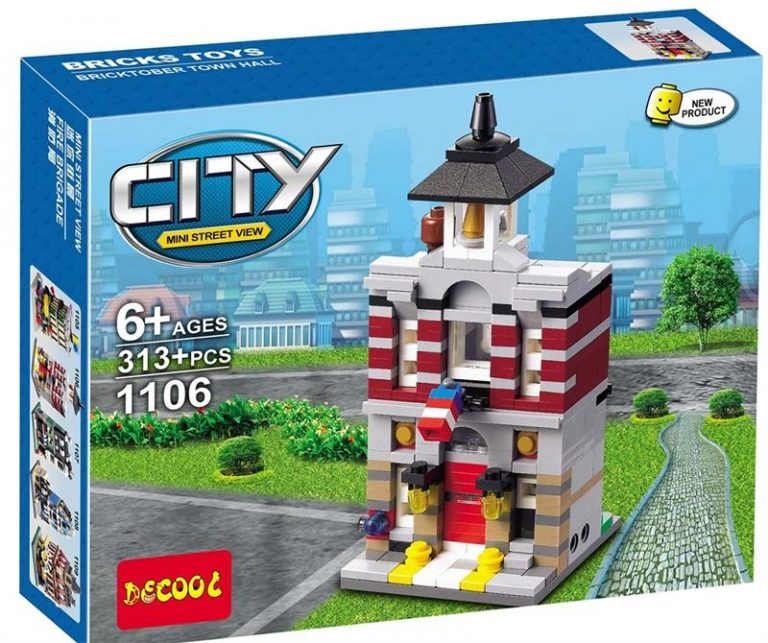DECOOL 1105~1109 Mini City 5 IN 1 Modular Compatible LEGO 10230 | DECOOL