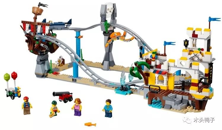 Review DECOOL 3129 Pirate Roller Coaster Creator