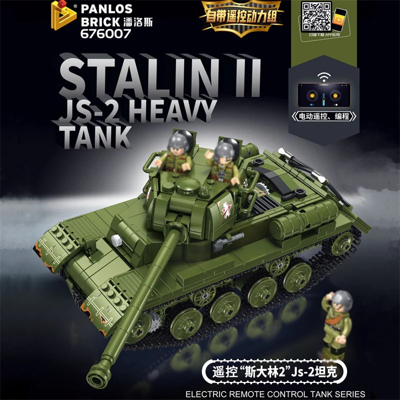 PANLOS 676007 RC STALIN II JS 2 Heavy Tank - DECOOL