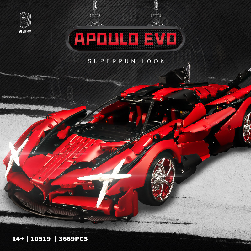 K Box 10519 Technic Red Apollo EVO 6 - DECOOL