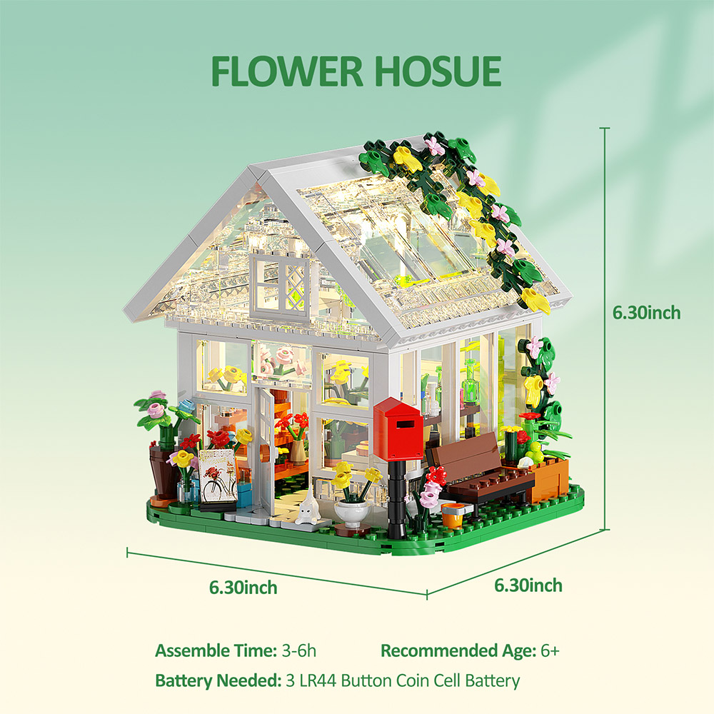 MOC Flower House 2 - DECOOL