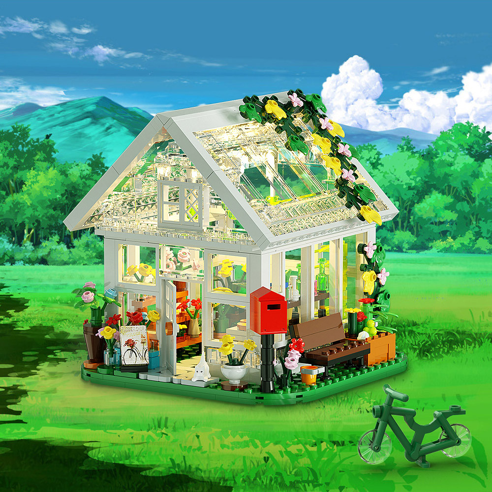 MOC Flower House 4 - DECOOL