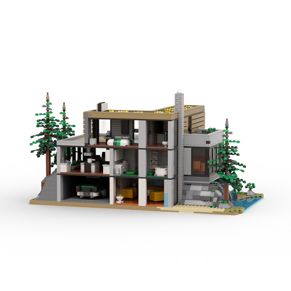 The Architects House MOC 89507 10 - DECOOL