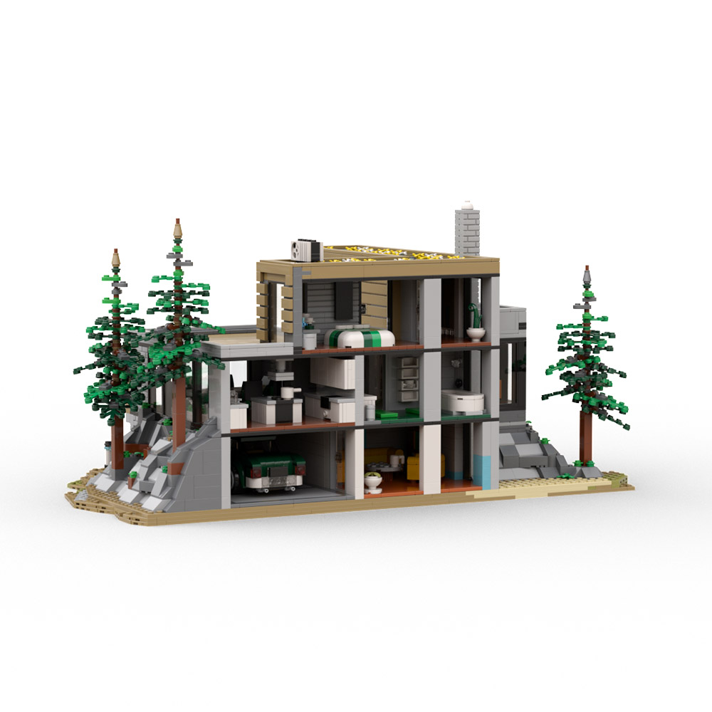 The Architects House MOC 89507 11 - DECOOL