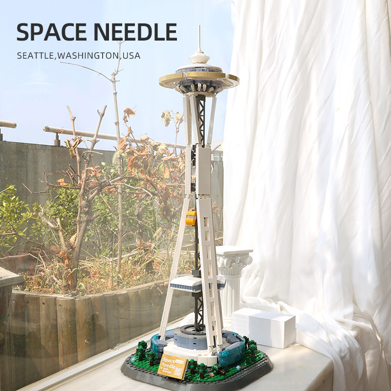 WANGE 5238 Creator Expert Space Needle Tower 3 - DECOOL