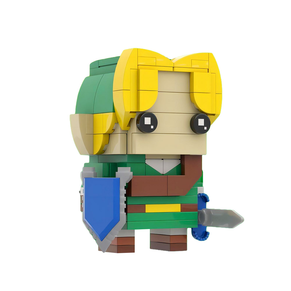 Brickheadz Build Link From The Legend Of Zelda Ocarina Of Time Moc Factory 62351 Official Store