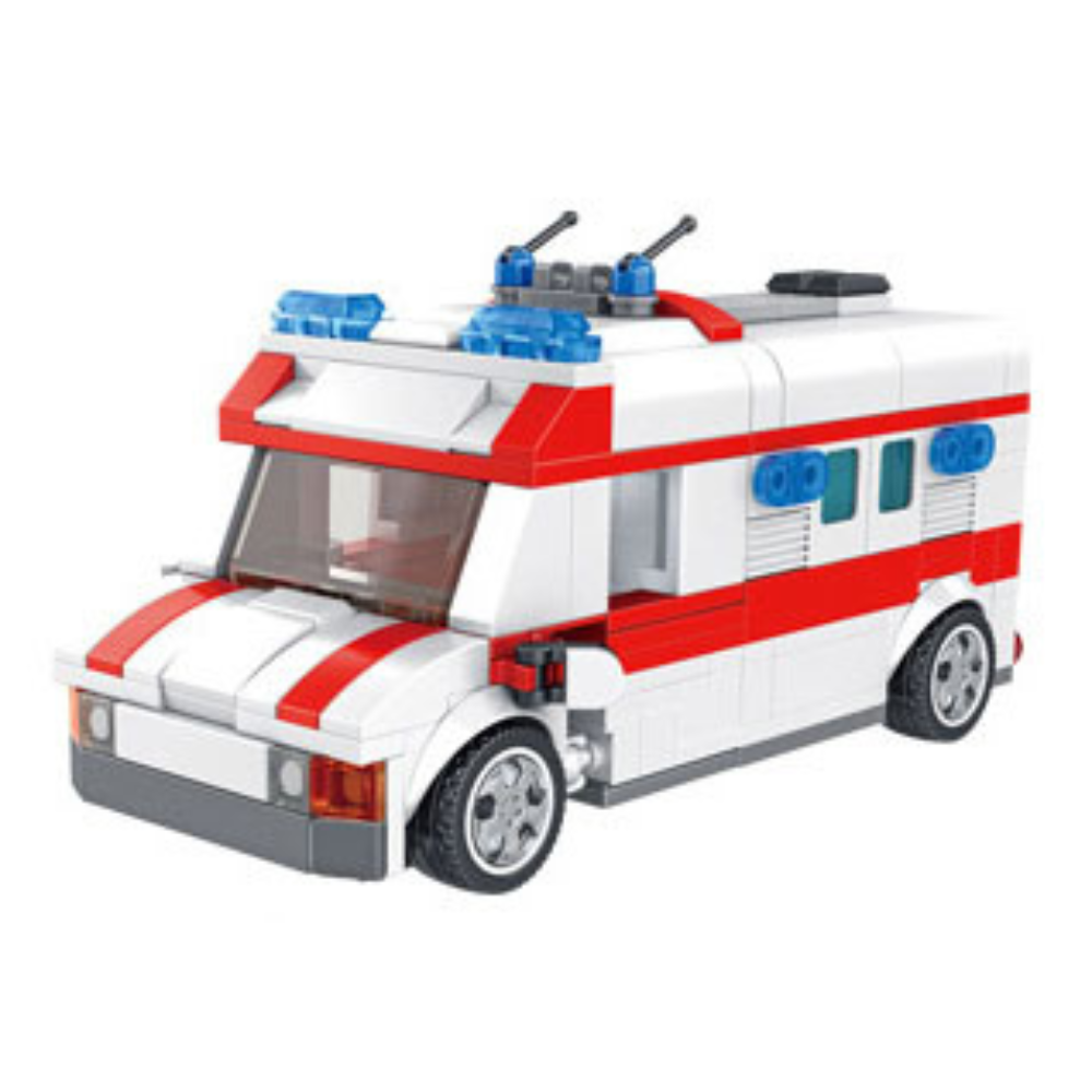 City Hero Ambulance Mech 2 - DECOOL