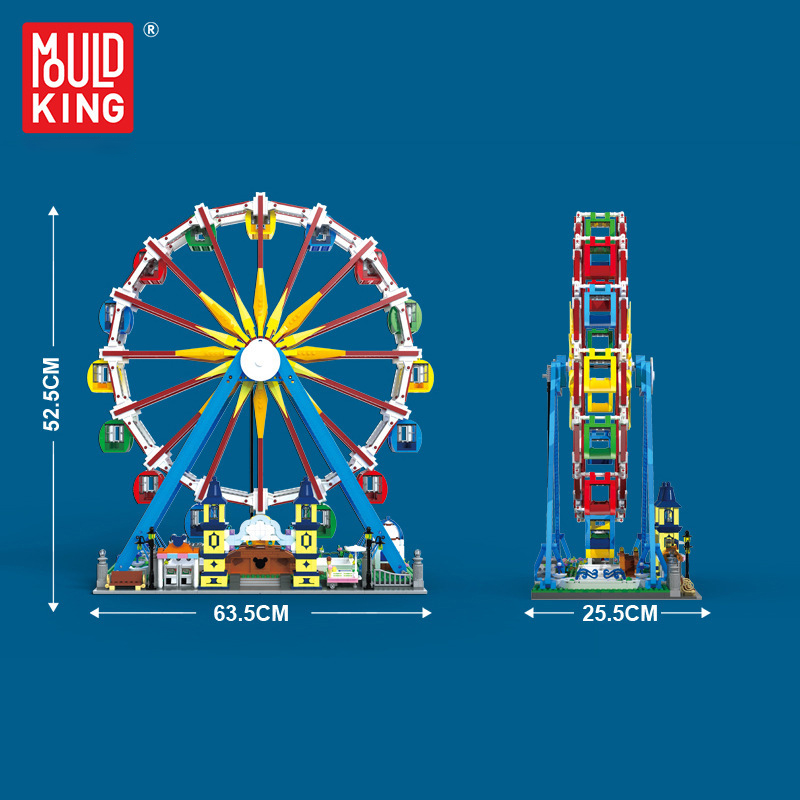 Mould King 11006 Fairground Ferris Wheel 1 - DECOOL