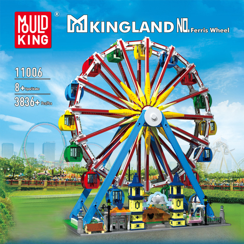 Mould King 11006 Fairground Ferris Wheel 6 - DECOOL