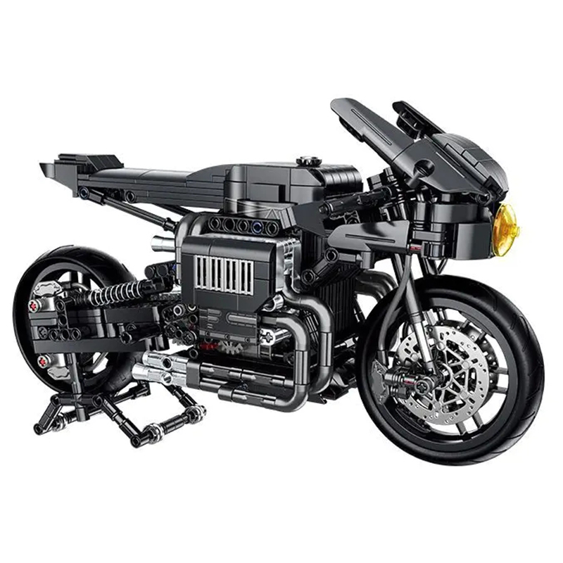 Panlos 672009 Black Bat Motorbike 3 - DECOOL