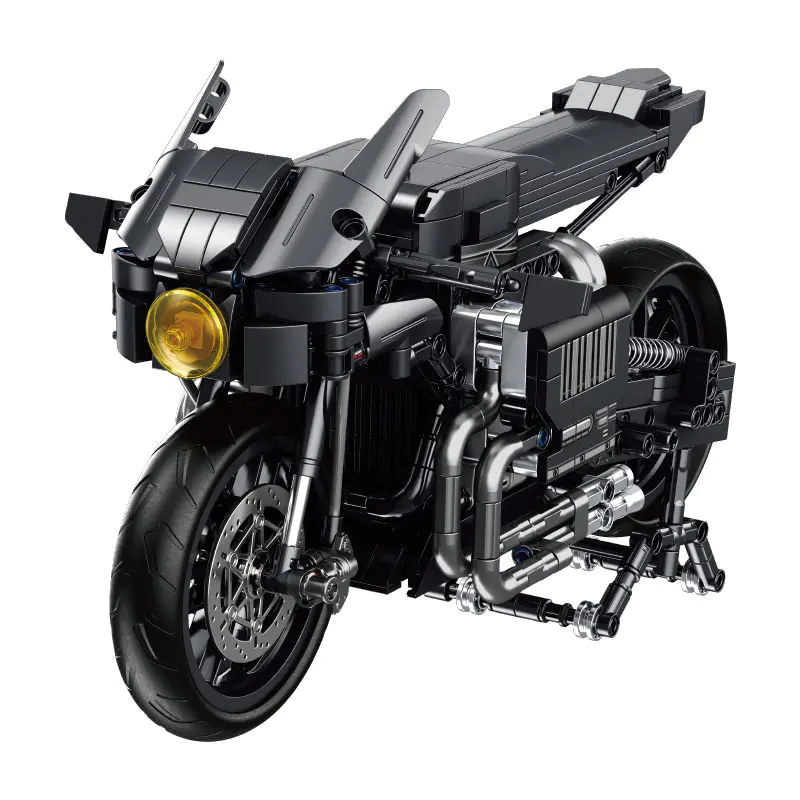 Panlos 672009 Black Bat Motorbike 4 - DECOOL