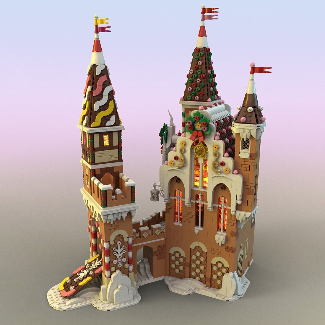 authorized moc 130576 medieval winter ca main 4 - DECOOL