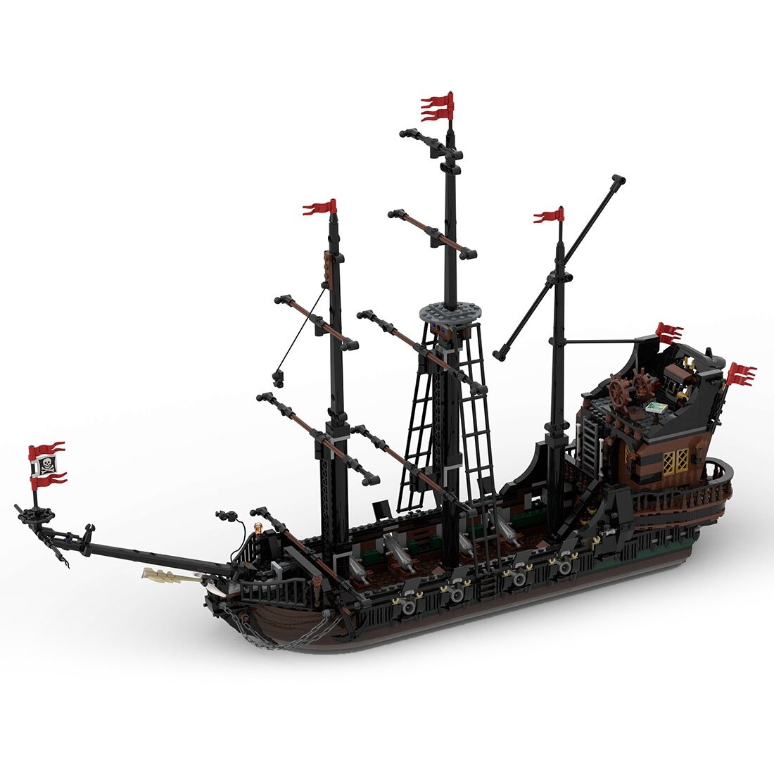 authorized moc 36789 pirate ship medieva main 0 - DECOOL