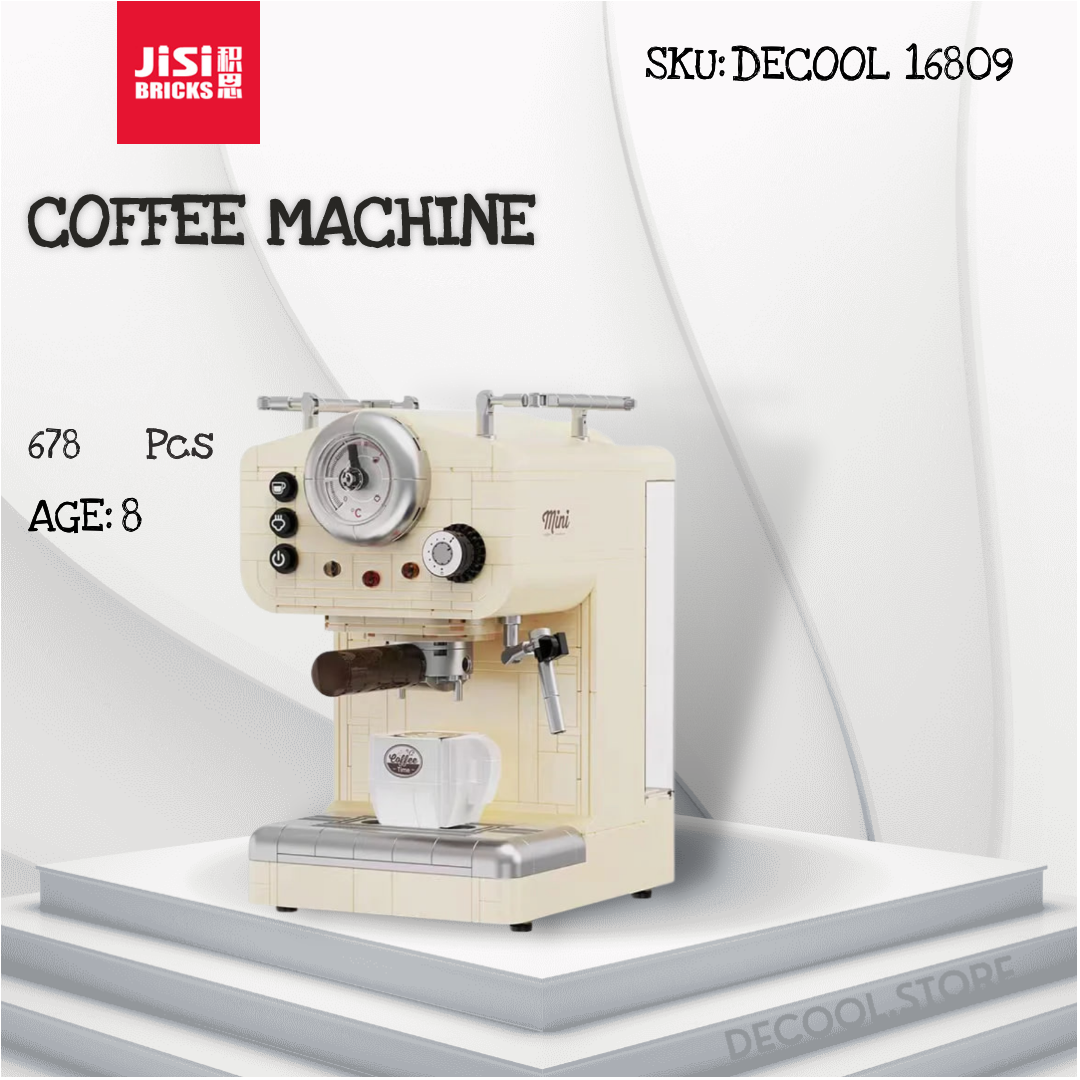 DECOOL / JiSi Block 16810 Espresso Mocha Coffee Maker Creator Expert