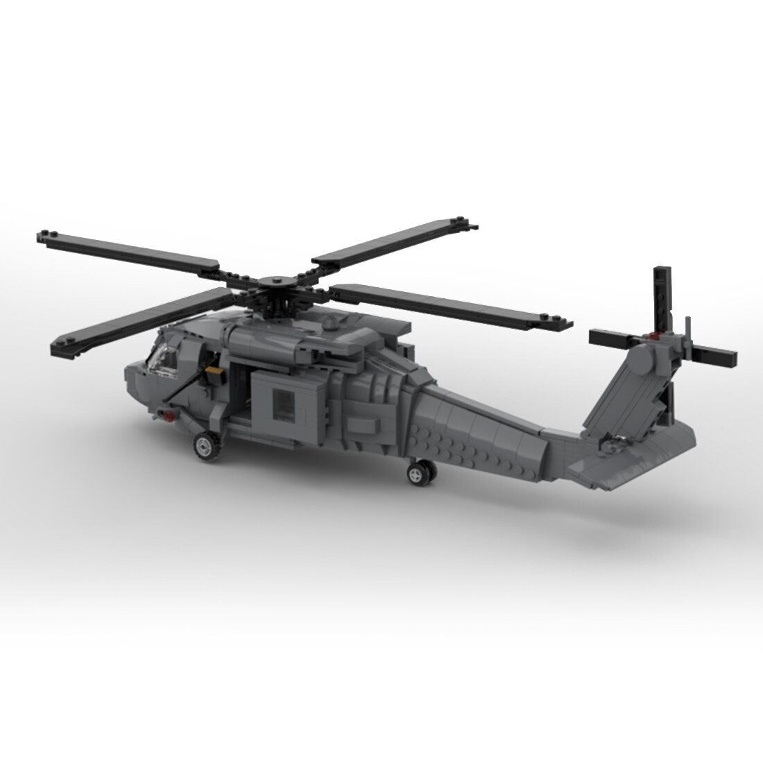 moc 127128 military helicopter diy build main 3 - DECOOL
