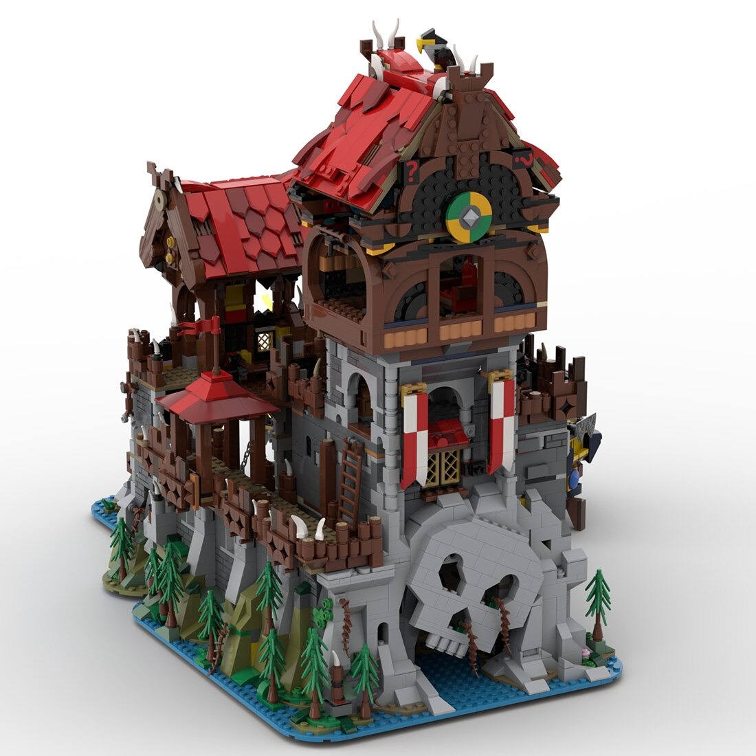 moc 136695 wolfpack tower medieval shi main 3 - DECOOL