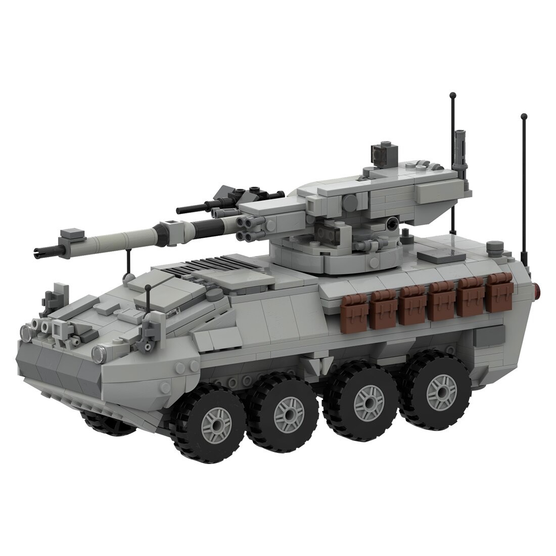 moc 60244 m 1128 stryker mgs military the main 0 - DECOOL