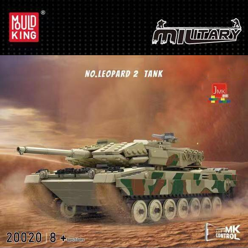 Mould King 20020 Leopard 2 Tank 5 - DECOOL