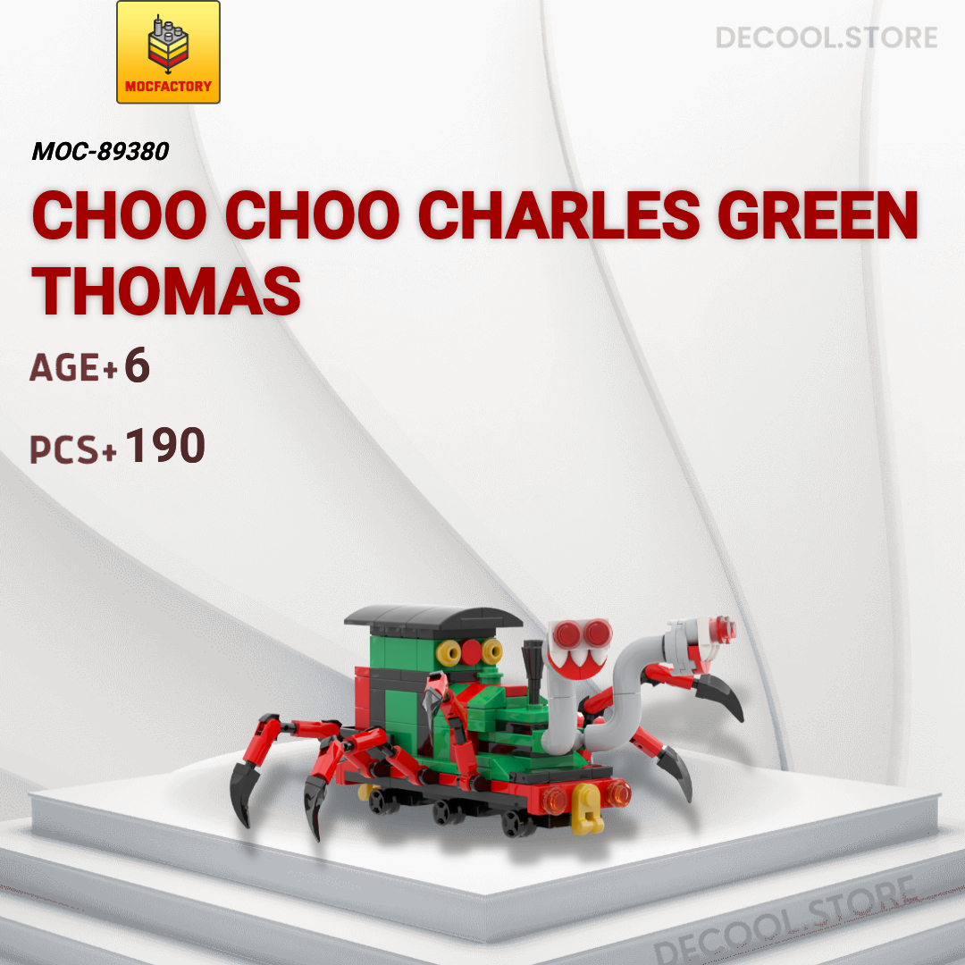 MOC Factory Movies and Games MOC-89380 Choo Choo Charles Green