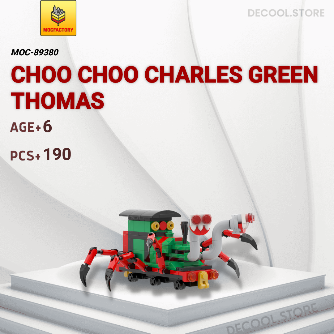 MOC Factory MOC-89380 Choo Choo Charles Green Thomas Movies and