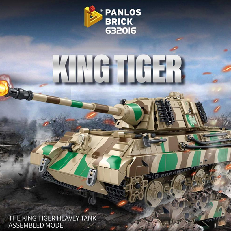 King Tiger Heavy Tank With Motor 5 - DECOOL
