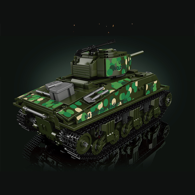 Mould King 20024 Sherman Tank 2 - DECOOL