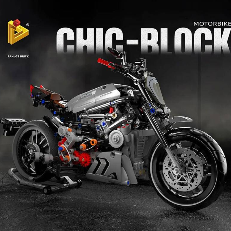 Panlos 672002 CHIC Block Motorbike 5 - DECOOL