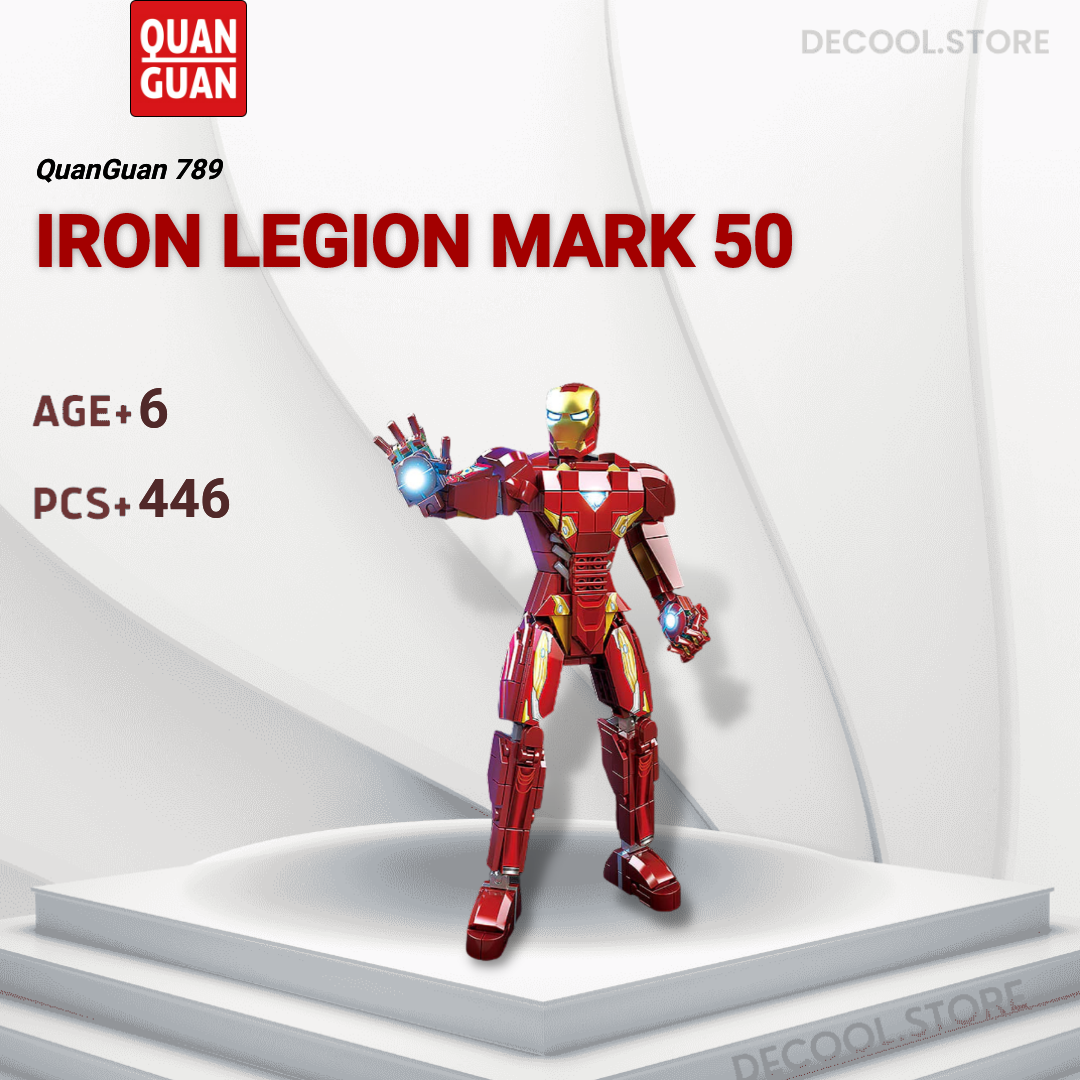 Iron Legion Mark 50 QUANGUAN 789 Official Store DECOOL