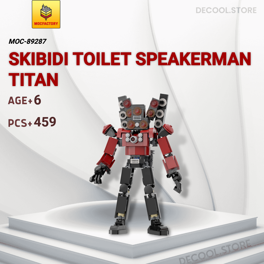 Skibidi Toilet Speakerman Titan MOC Factory 89287 Official Store | DECOOL