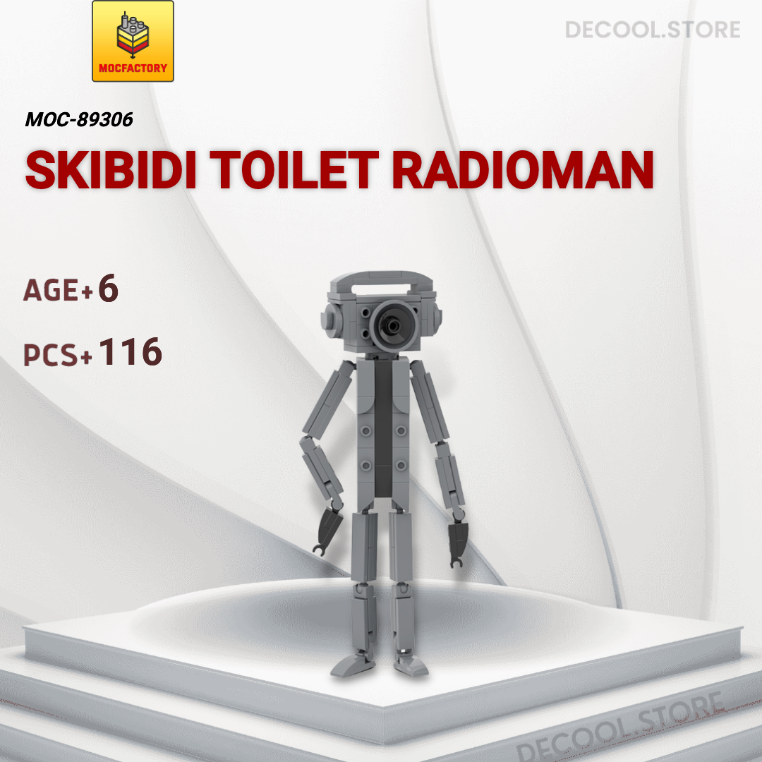 Skibidi Toilet Scientist Cameraman MOC Factory 89307 Official Store