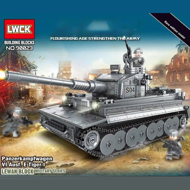 LWCK 90023 Flourishing Age Strengthen The Army Panzerkampfwagen Tiger Ausfuhrung E 1 - DECOOL
