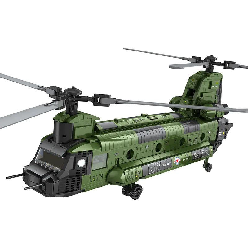Reobrix 33031 CH 47 Heavy Multi Functional Transport Helicopter 2 - DECOOL