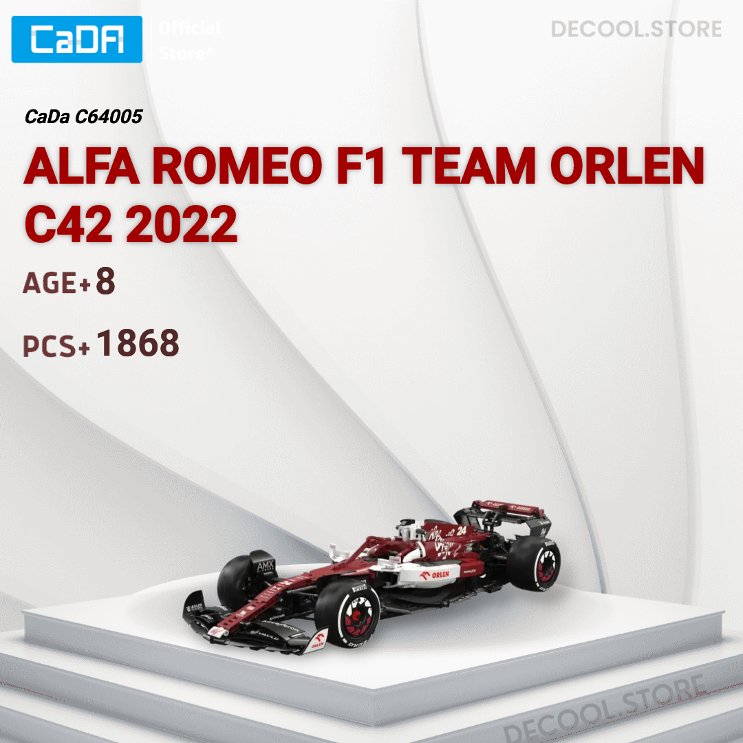 Alfa Romeo F1 Team ORLEN C42 2022 CaDa C64005 Official Store DECOOL