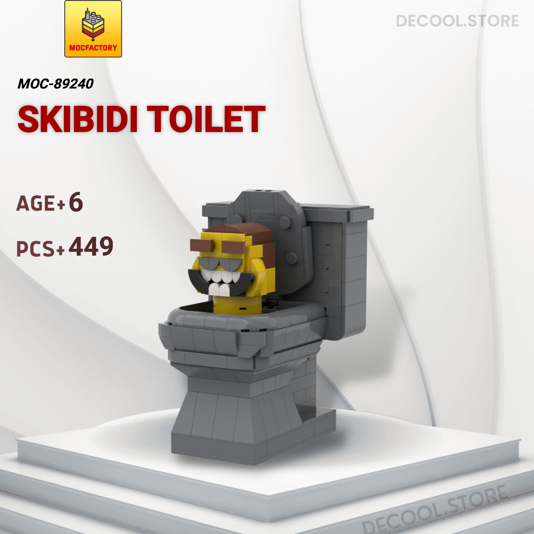 MOC Factory 89244 Skibidi Toilet Buzzsaw Skibidi Toilet with 205